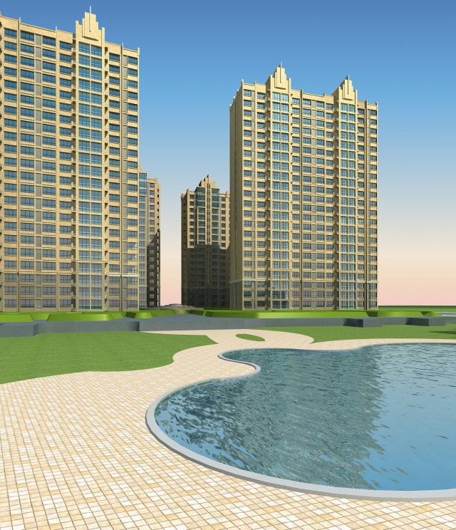 architecture 624 3Dモデル .c4d .max .obj .3ds .fbx .stl .blend 
