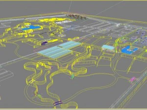 architecture 641 3D Model