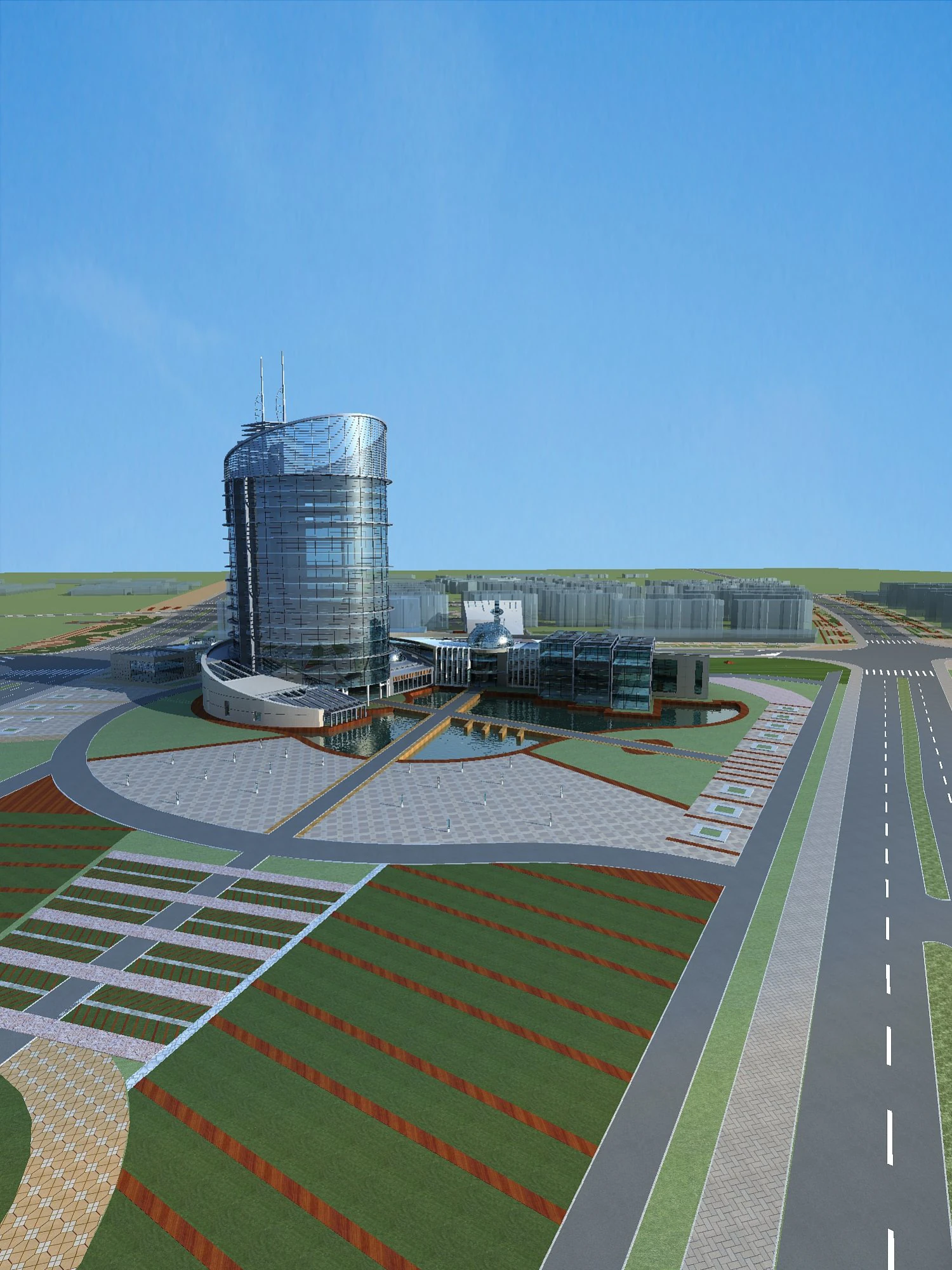 architecture 642 3D Model .c4d .max .obj .3ds .fbx .stl .blend 