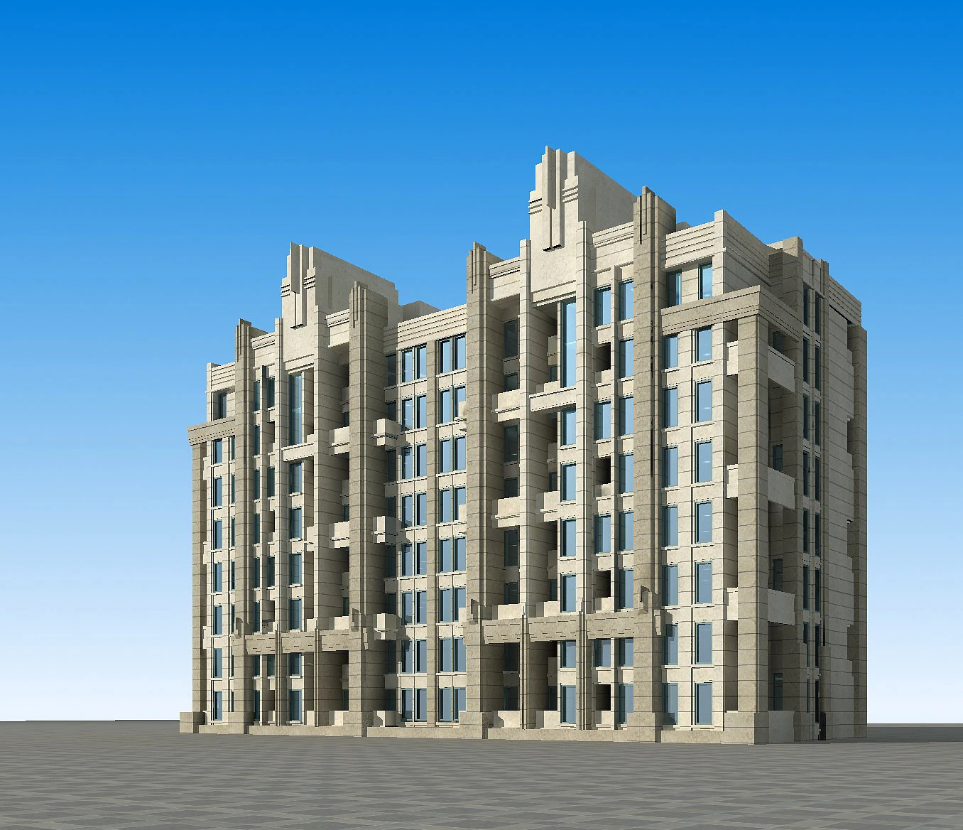 architecture 646 3D Model .c4d .max .obj .3ds .fbx .stl .blend 
