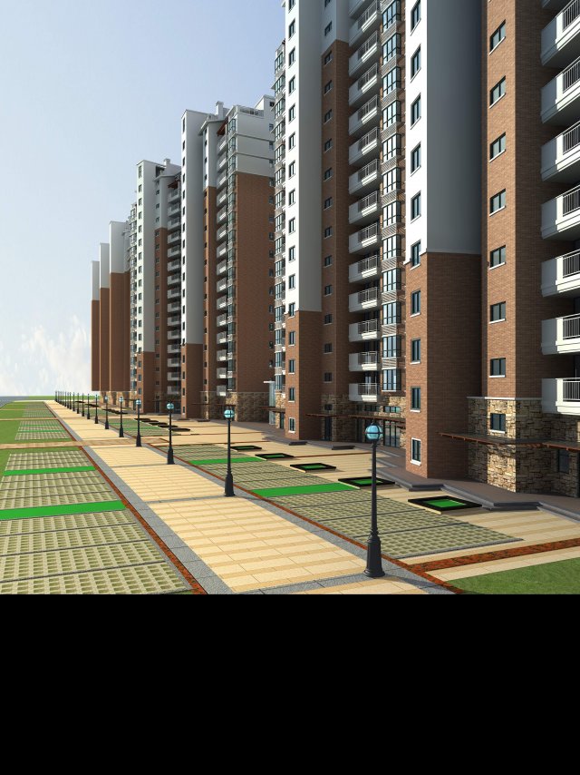 architecture 653 3D Модель .c4d .max .obj .3ds .fbx .stl .blend 