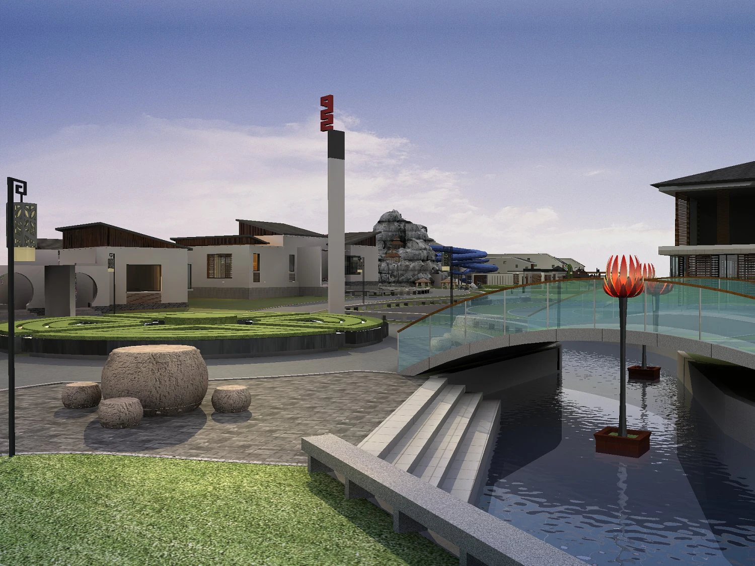 architecture 654 3D Model .c4d .max .obj .3ds .fbx .stl .blend 