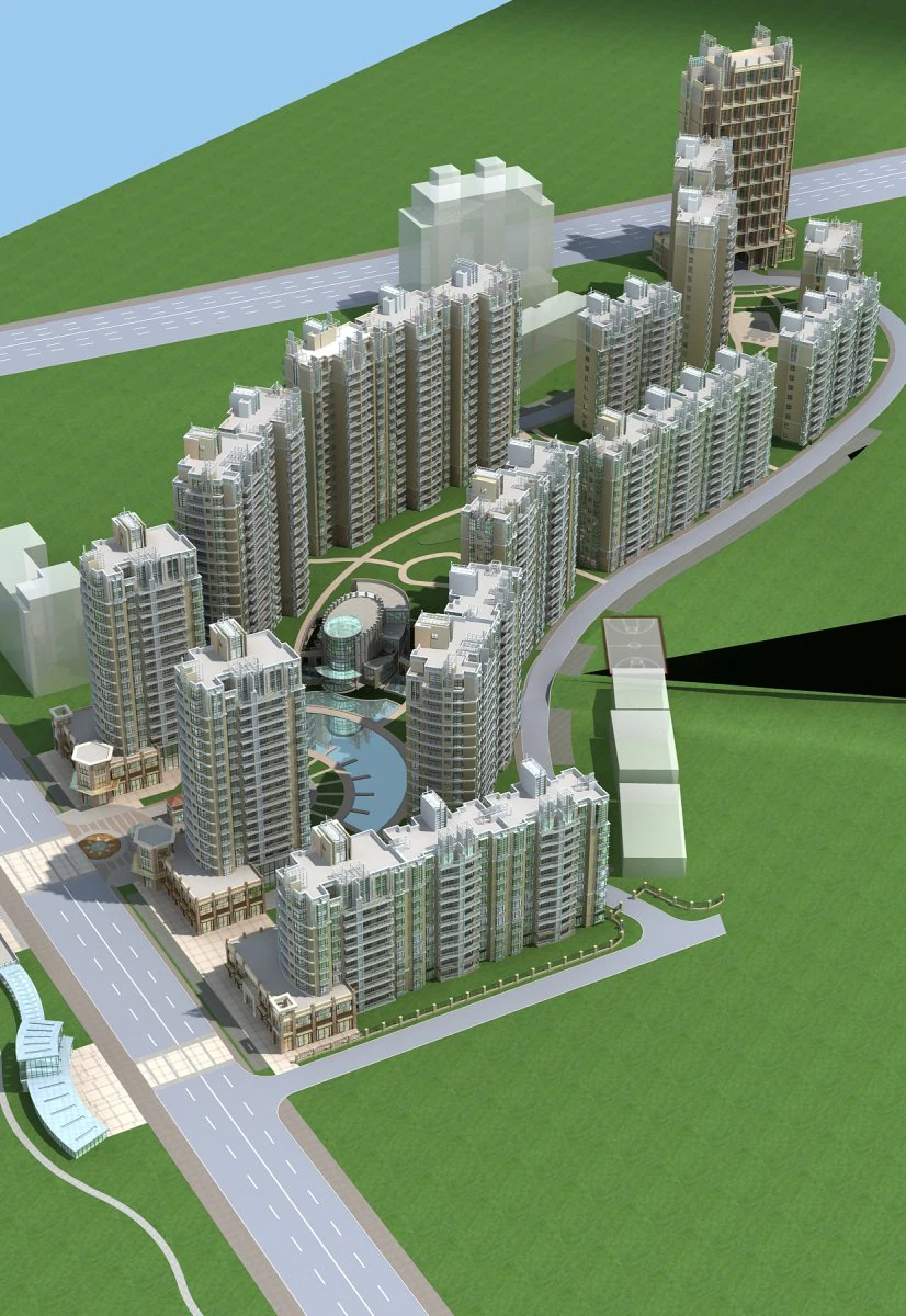architecture 658 3D Model .c4d .max .obj .3ds .fbx .stl .blend 