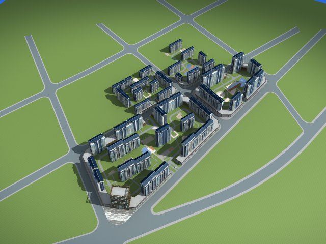 architecture 660 3D 模型 .c4d .max .obj .3ds .fbx .stl .blend 