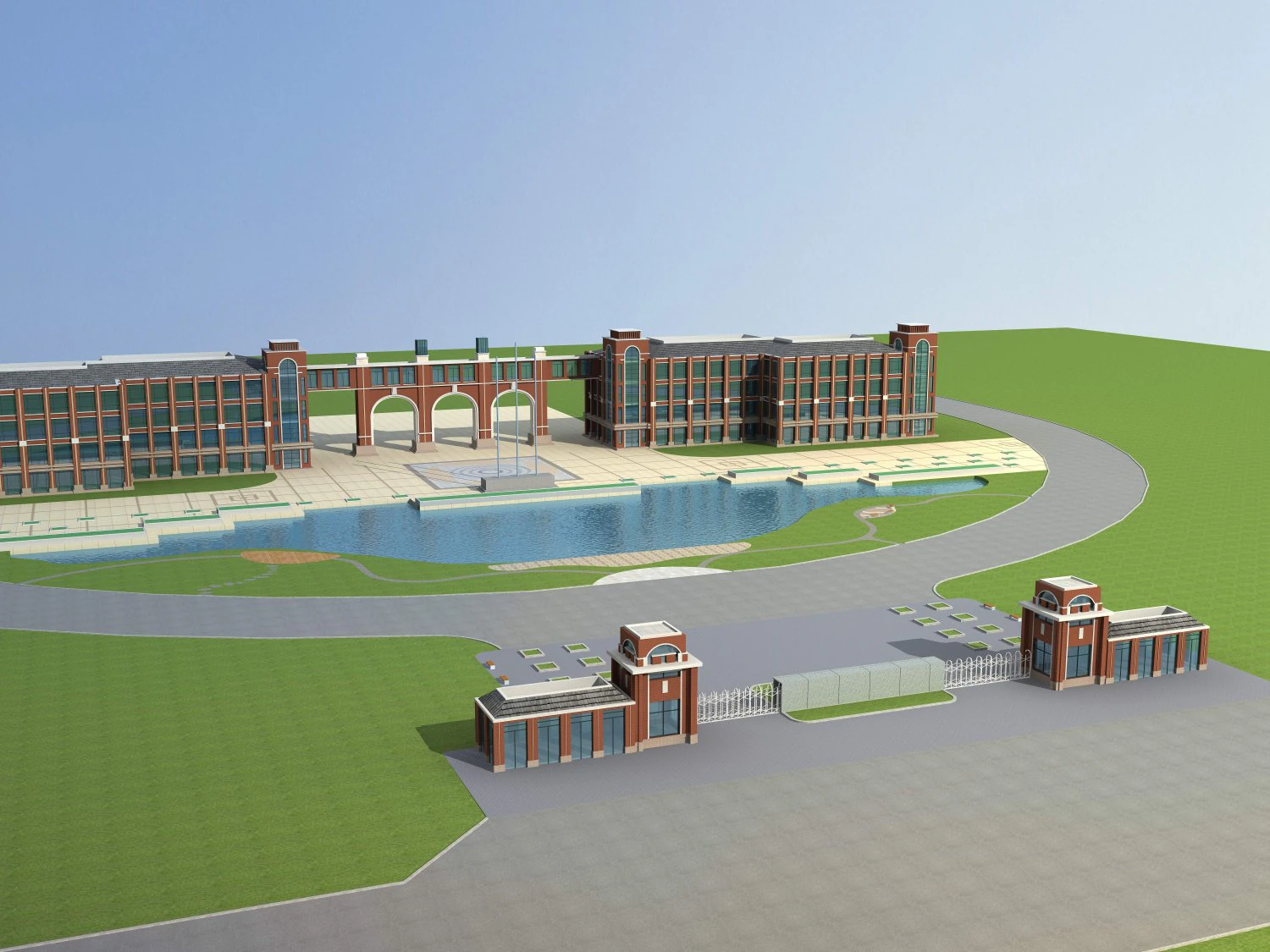 architecture 668 3D Model .c4d .max .obj .3ds .fbx .stl .blend 