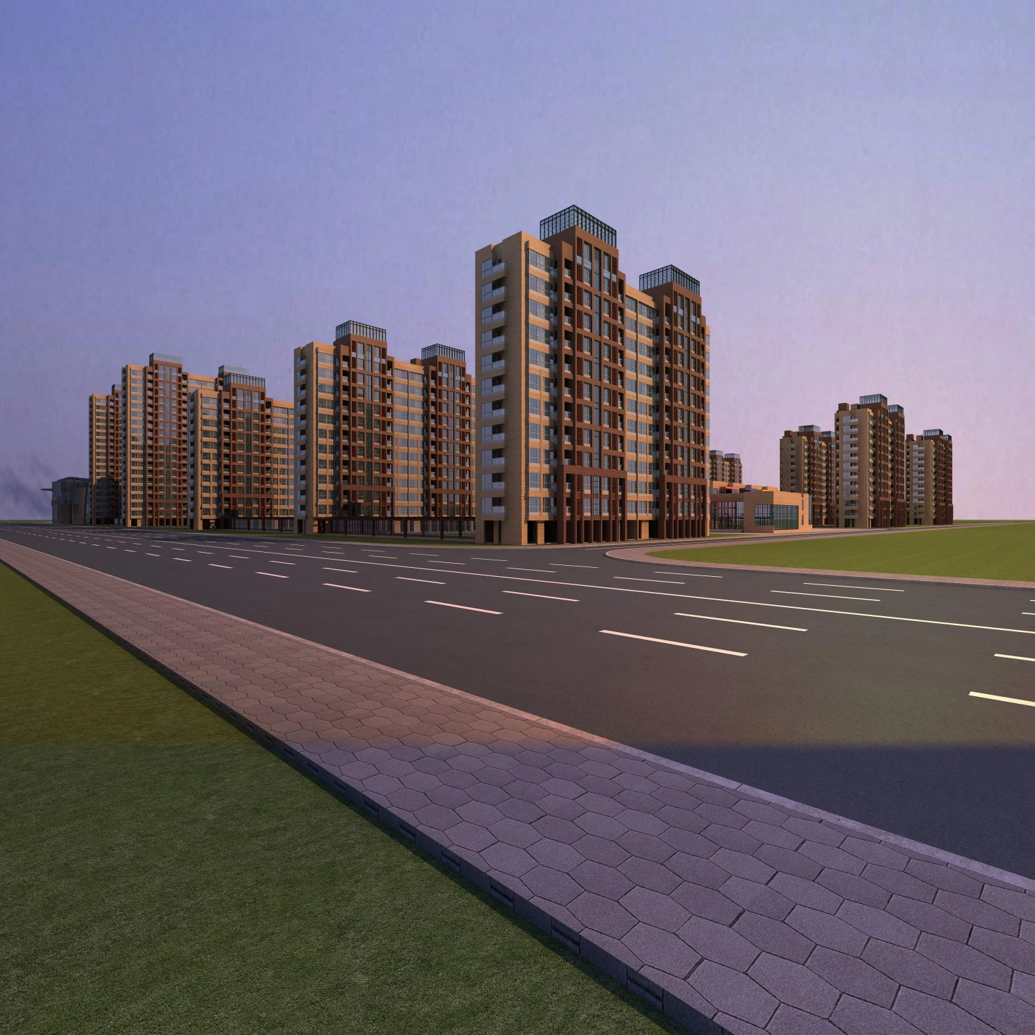 architecture 670 3D Model .c4d .max .obj .3ds .fbx .stl .blend 