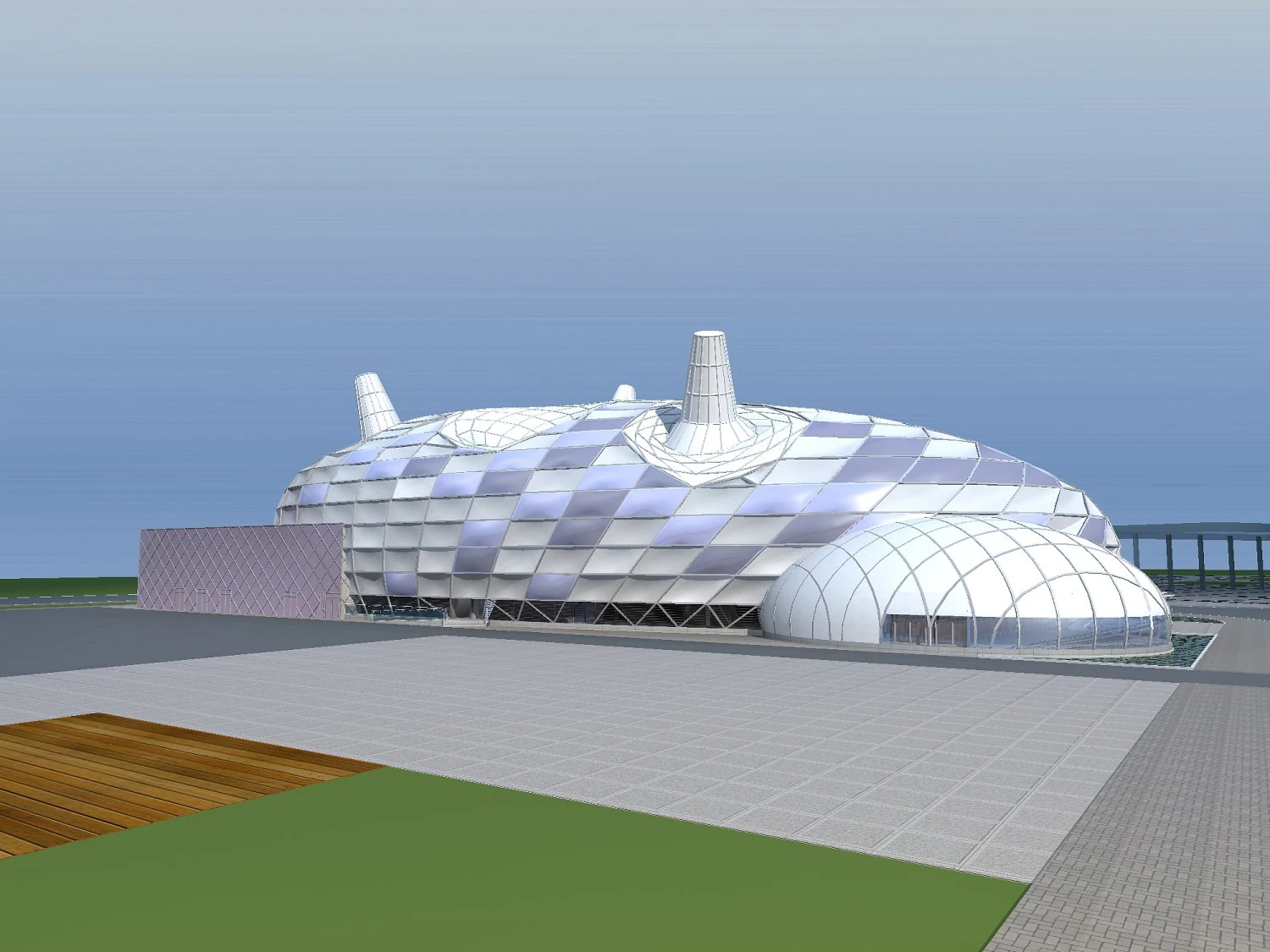 architecture 671 3D Model .c4d .max .obj .3ds .fbx .stl .blend 