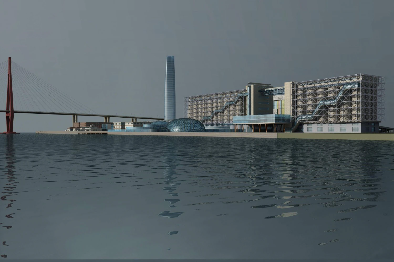 architecture 673 3D Model .c4d .max .obj .3ds .fbx .stl .blend 