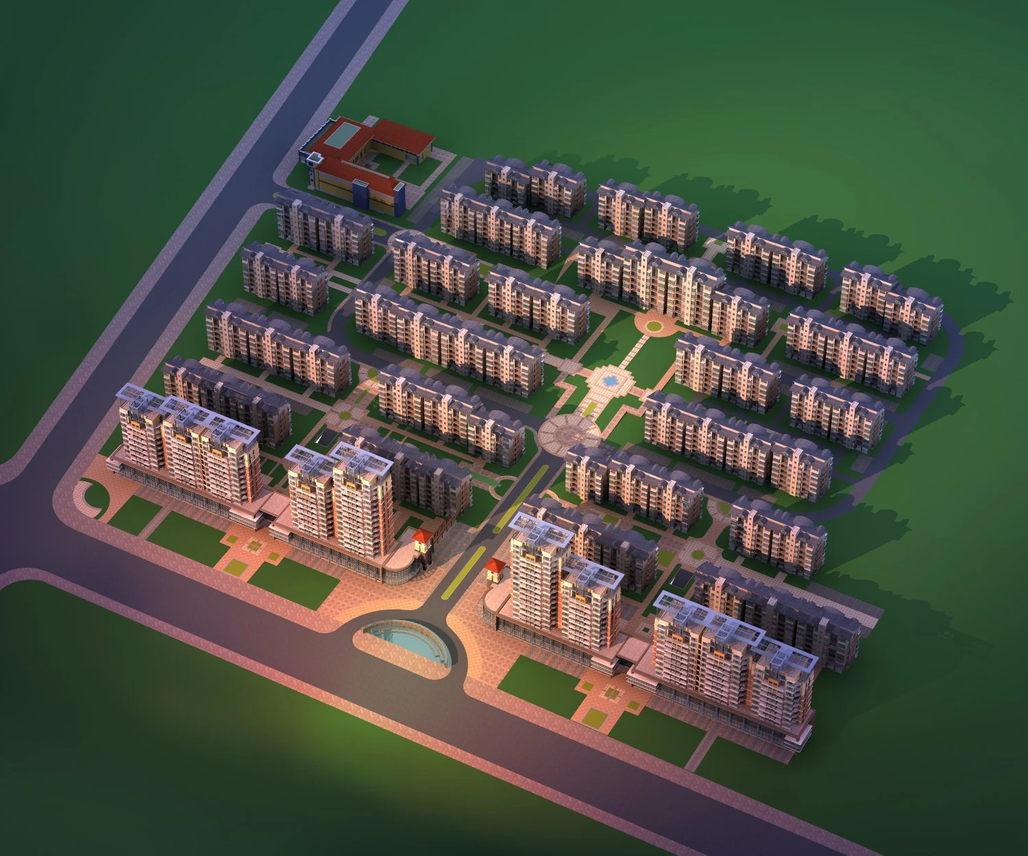 architecture 674 3D Model .c4d .max .obj .3ds .fbx .stl .blend 