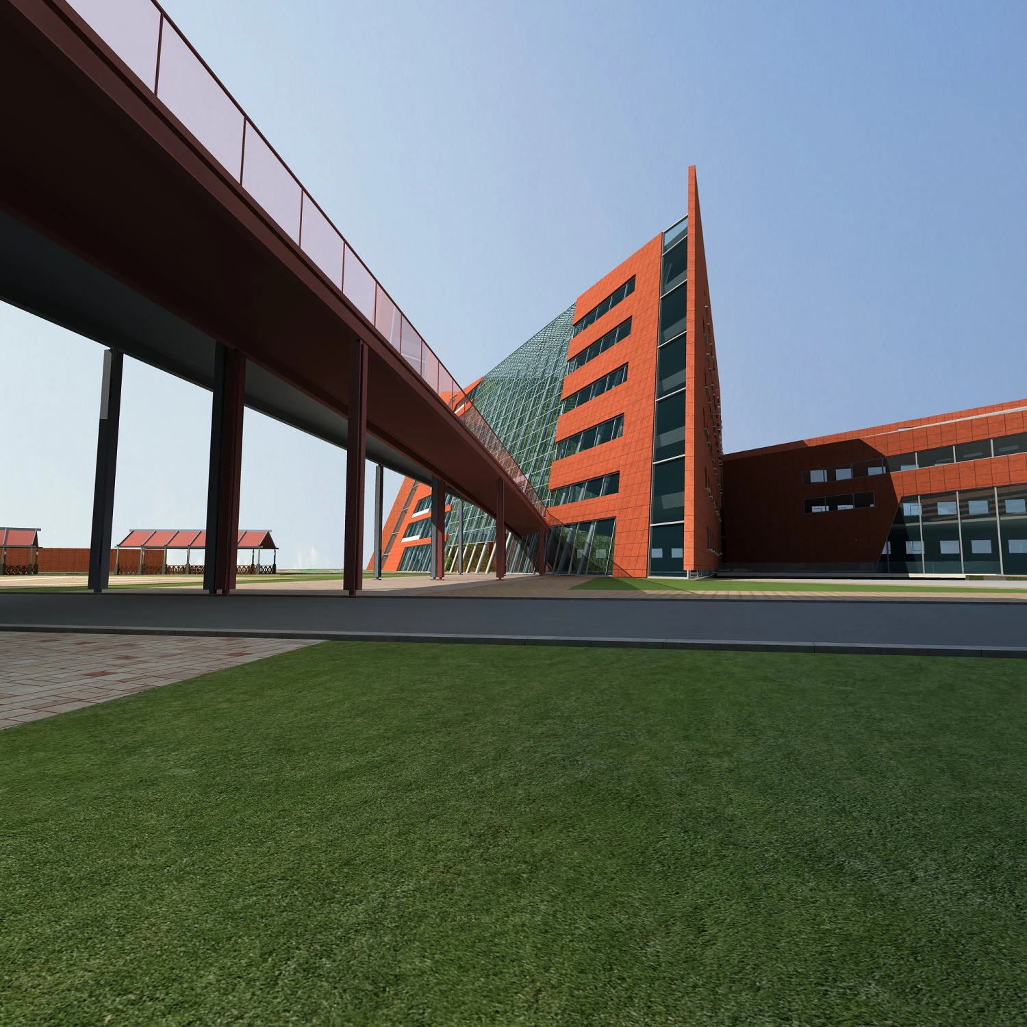architecture 675 3D Model .c4d .max .obj .3ds .fbx .stl .blend 