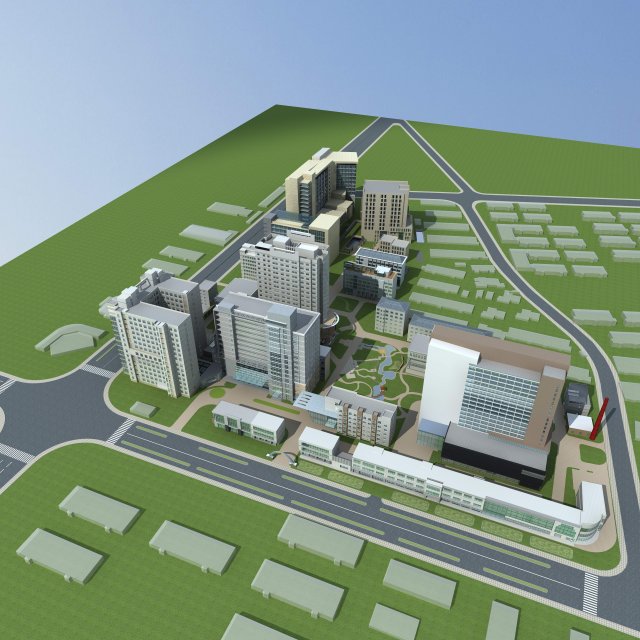 architecture 679 3D Model .c4d .max .obj .3ds .fbx .stl .blend 
