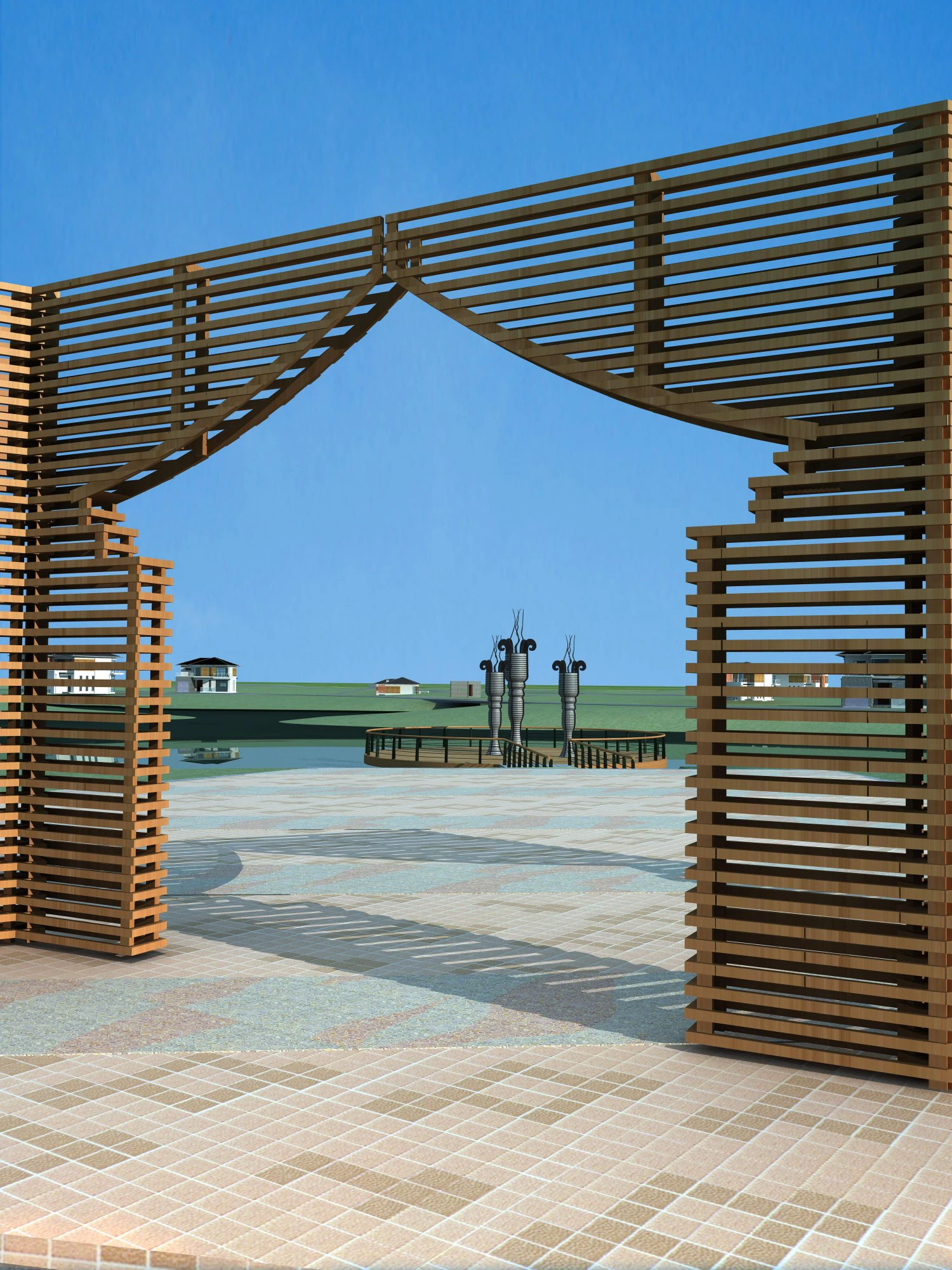 architecture 680 3D Model .c4d .max .obj .3ds .fbx .stl .blend 