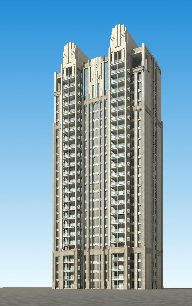 architecture 684 3D Model .c4d .max .obj .3ds .fbx .stl .blend 