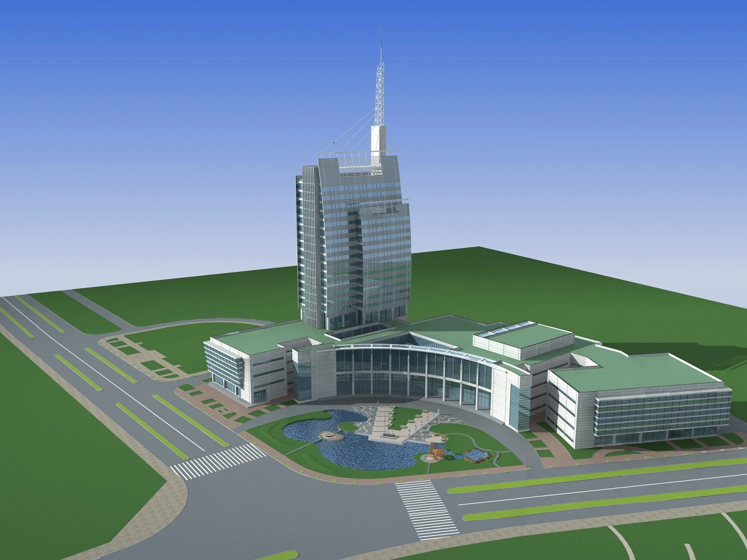architecture 688 3D Model .c4d .max .obj .3ds .fbx .stl .blend