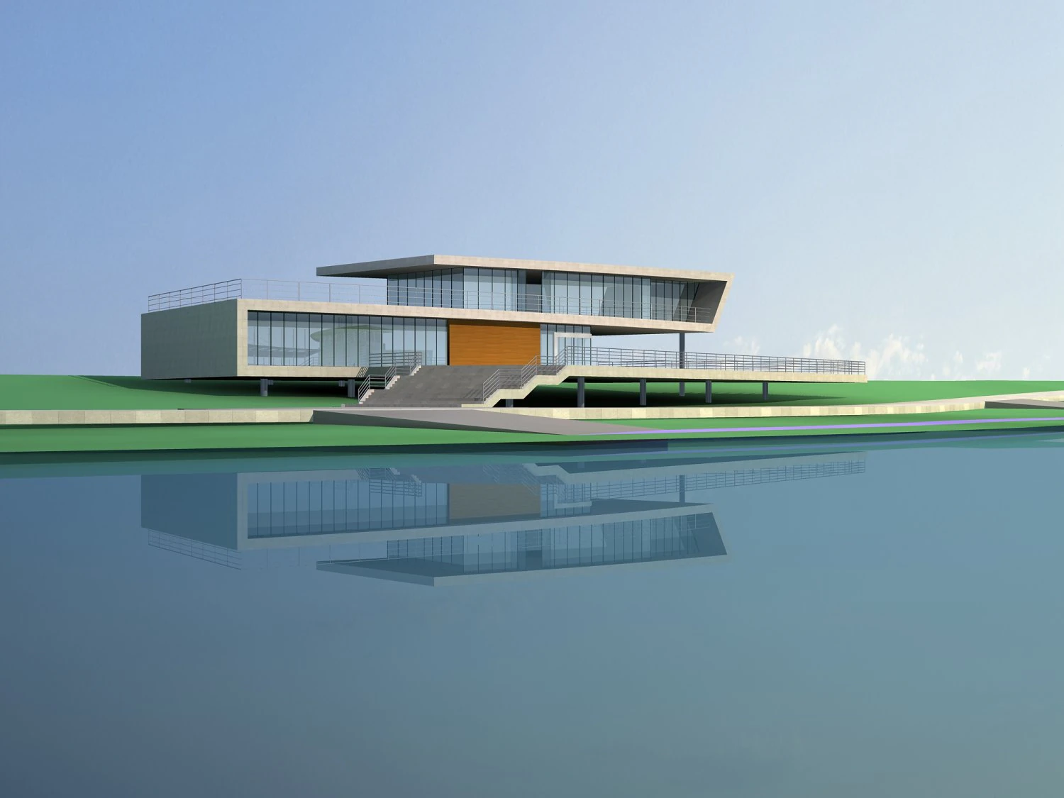 architecture 694 3D Model .c4d .max .obj .3ds .fbx .stl .blend 