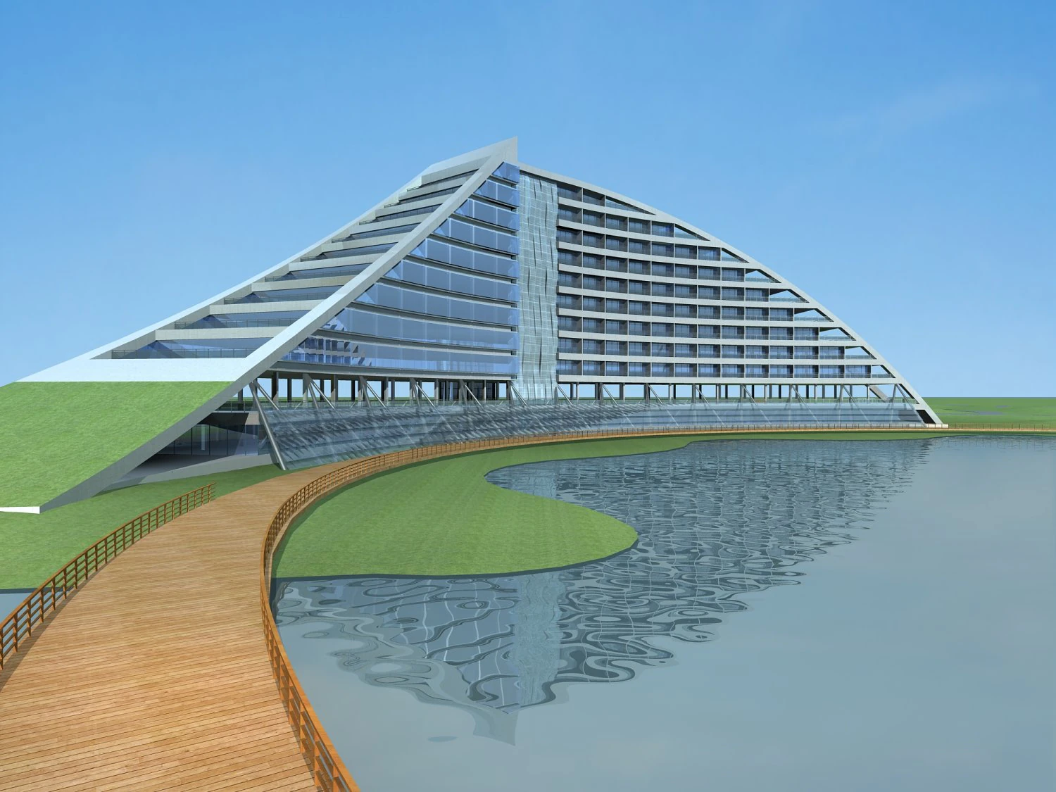 architecture 695 3D Model .c4d .max .obj .3ds .fbx .stl .blend 