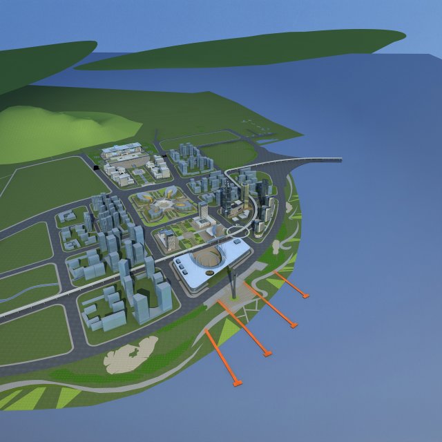 architecture 697 3D मॉडल .c4d .max .obj .3ds .fbx .stl .blend 