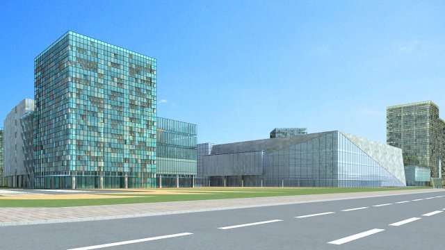 architecture 700 3D Model .c4d .max .obj .3ds .fbx .stl .blend