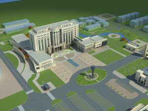 architecture 701 3D Model