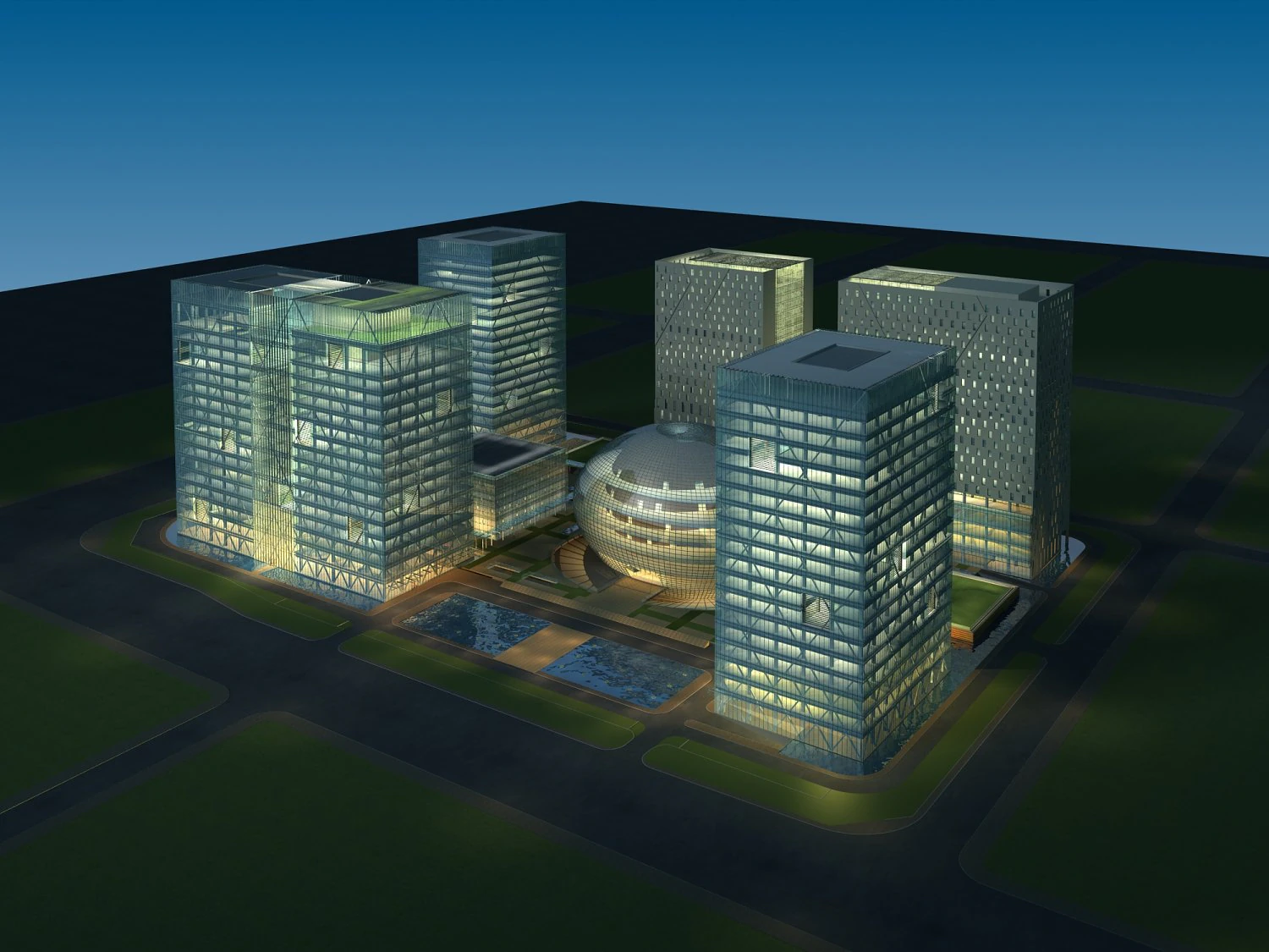 architecture 702 3D Model .c4d .max .obj .3ds .fbx .stl .blend 