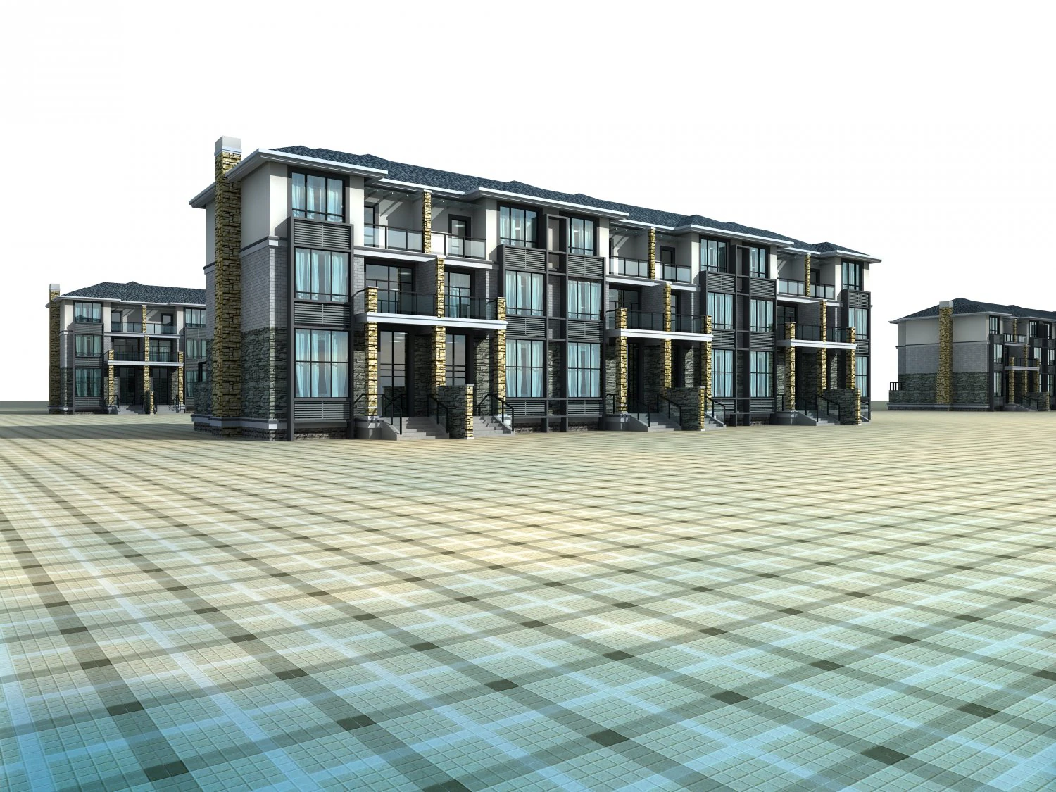 architecture 708 3D Model .c4d .max .obj .3ds .fbx .stl .blend 