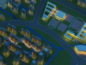 architecture 714 3D Model