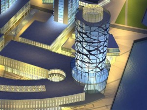 architecture 715 3D Model