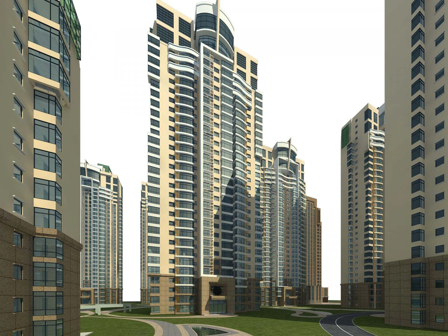 architecture 722 3D Model .c4d .max .obj .3ds .fbx .stl .blend 