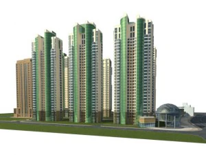 architecture 722 3D Model