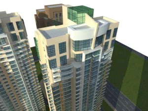 architecture 722 3D Model