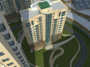 architecture 722 3D Model