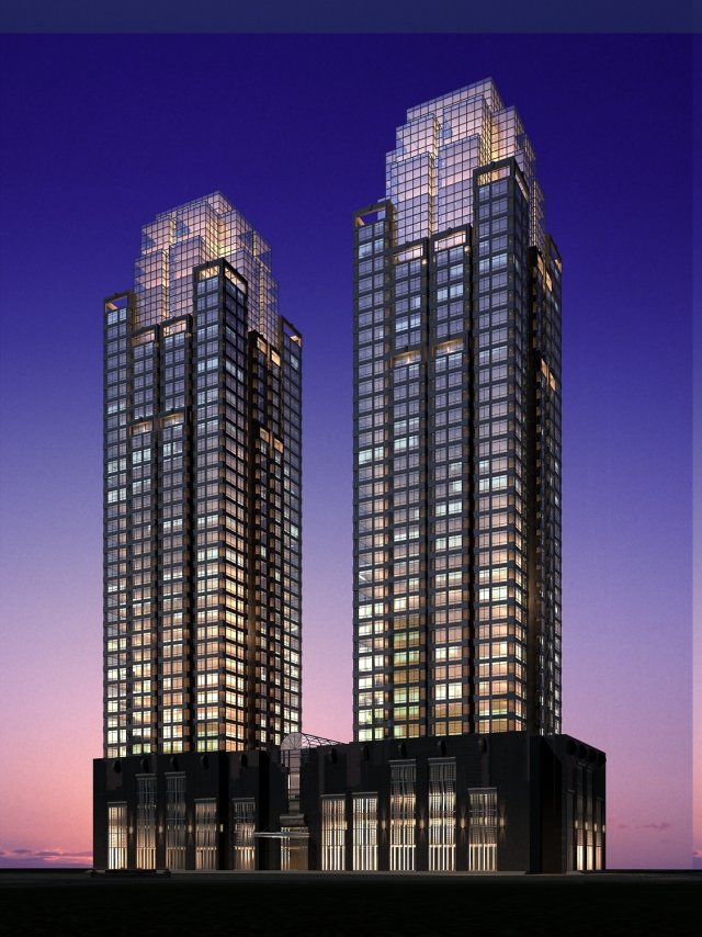 architecture 730 3D Model .c4d .max .obj .3ds .fbx .stl .blend 