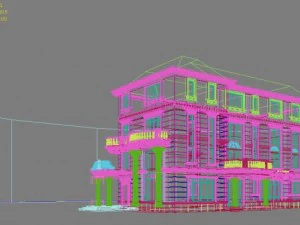 architecture 732 3D Model