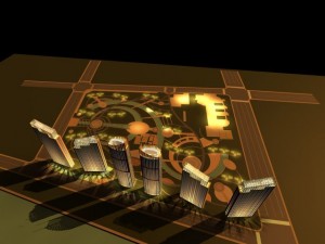 architecture 734 3D मॉडल