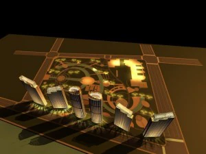 architecture 734 3D Model