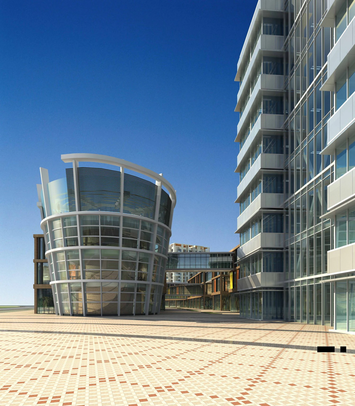 architecture 738 3D Model .c4d .max .obj .3ds .fbx .stl .blend 