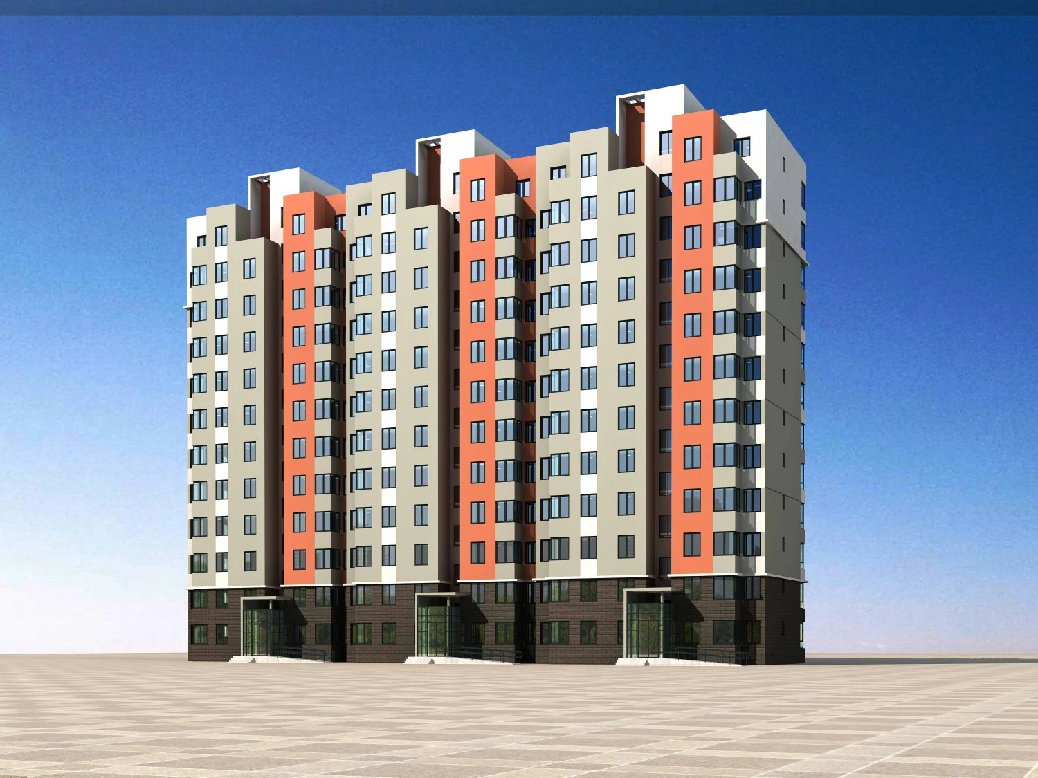 architecture 739 3D Model .c4d .max .obj .3ds .fbx .stl .blend 