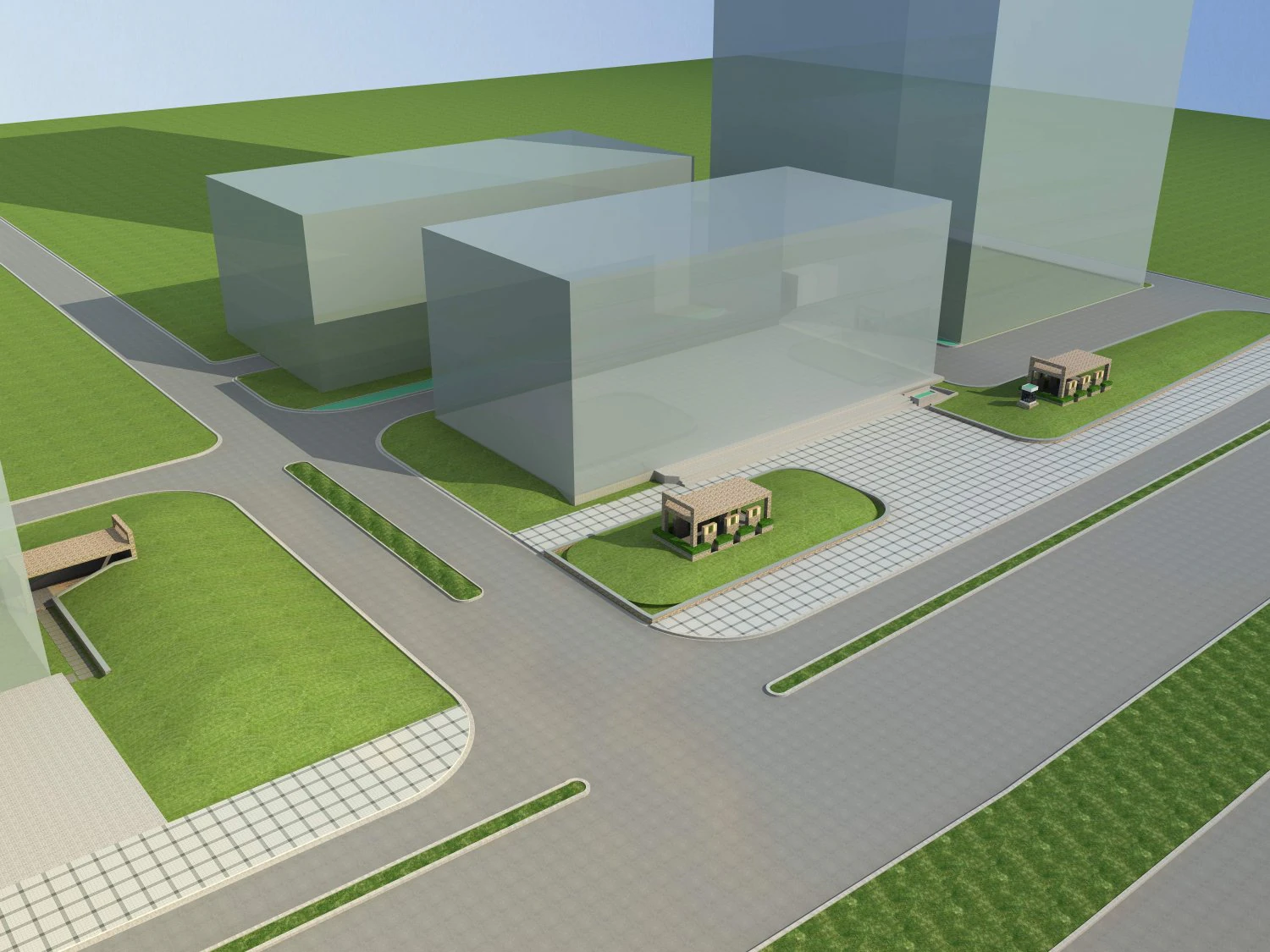 architecture 741 3D Model .c4d .max .obj .3ds .fbx .stl .blend 