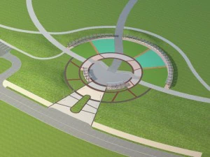 वास्तुकला 742 3D मॉडल