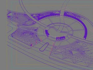 architecture 742 3D Model