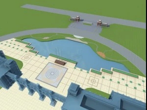 architecture 743 3D Model