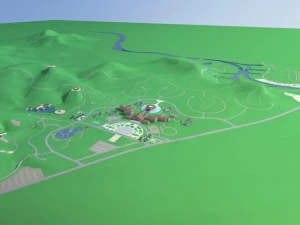 architecture 744 3D Model