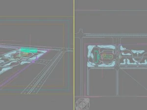 architecture 745 3D Model