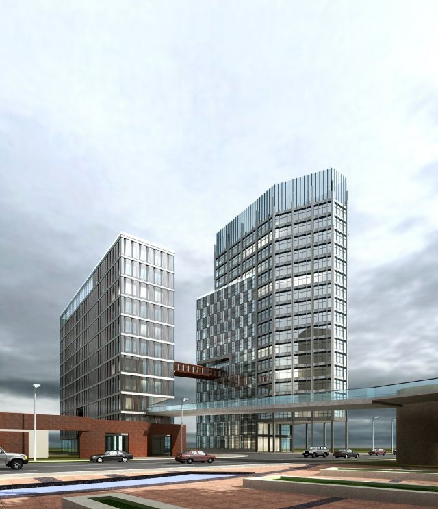architecture 746 Model 3D .c4d .max .obj .3ds .fbx .stl .blend 