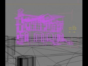 architecture 747 3D Model