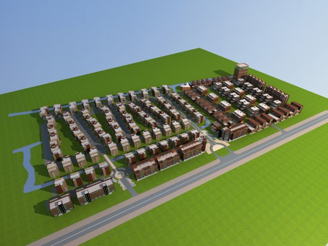 architecture 749 3D Model .c4d .max .obj .3ds .fbx .stl .blend 