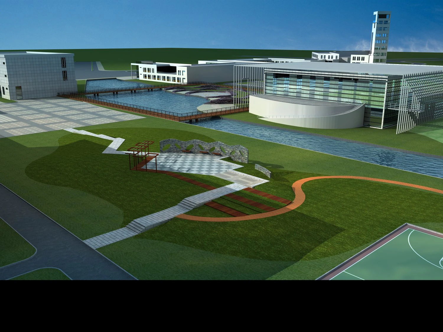 architecture 756 3D Model .c4d .max .obj .3ds .fbx .stl .blend 