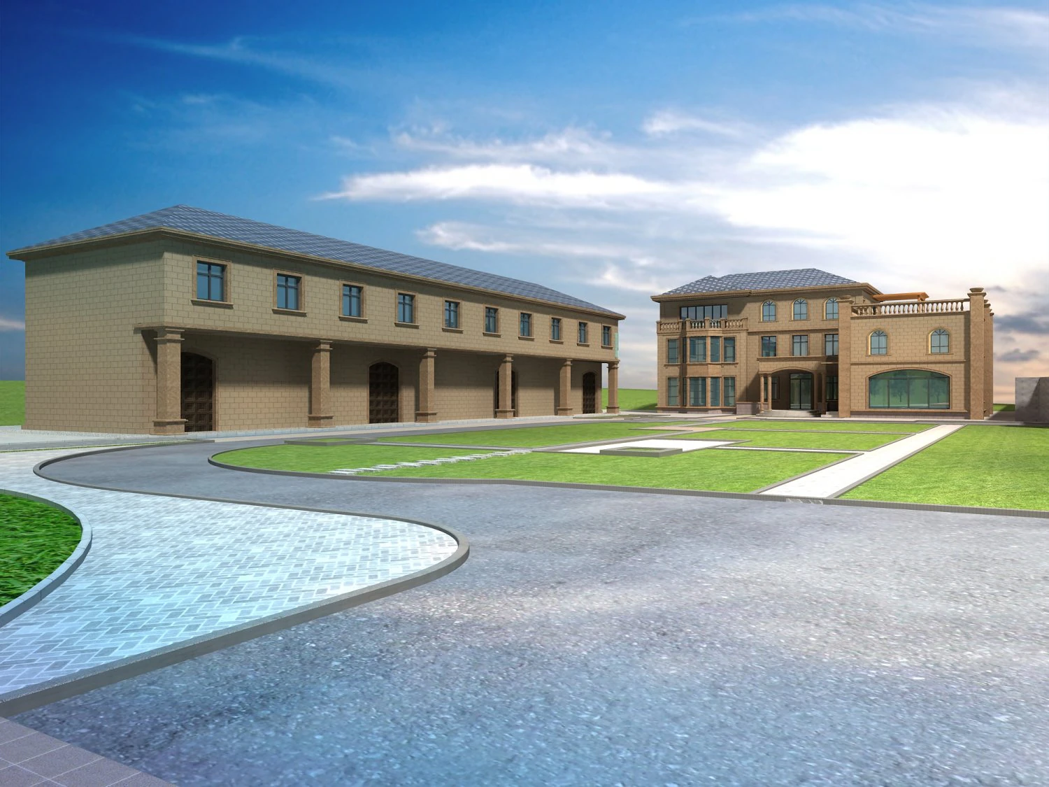 architecture 759 3D Model .c4d .max .obj .3ds .fbx .stl .blend 
