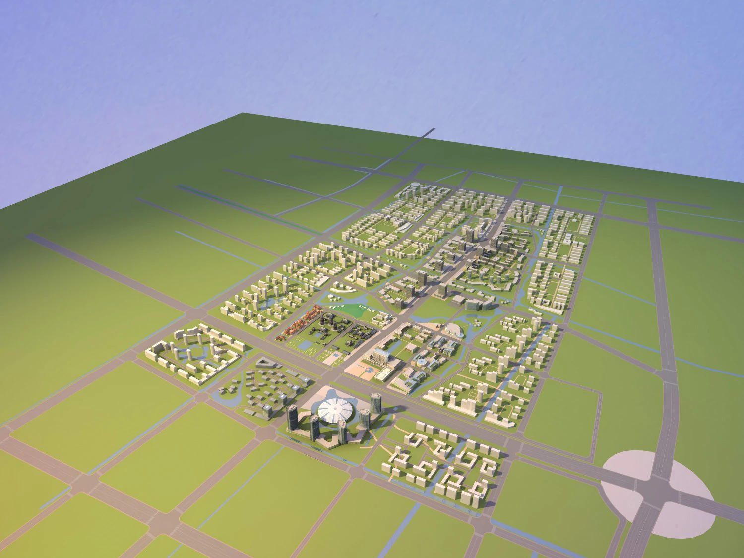 architecture 767 3D Model .c4d .max .obj .3ds .fbx .stl .blend 