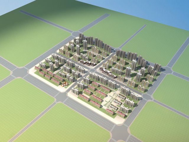 architecture 770 3D Model .c4d .max .obj .3ds .fbx .stl .blend